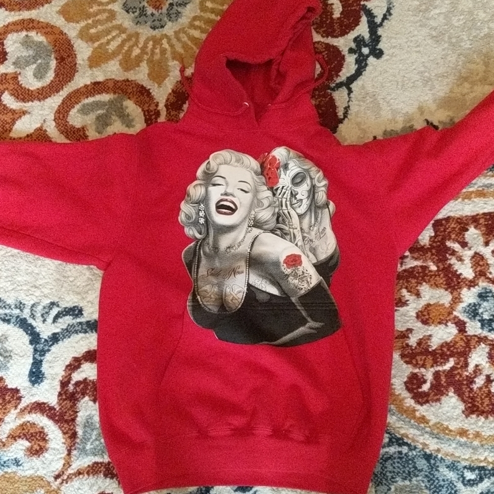 Red hoodie